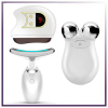 Set of 3- Lift, Sculpt and Glow Toolkit - LED Therapy, Electric Gua Sha and Microcurrent Toning Device for Radiant Skin - At-Home Facial Massager