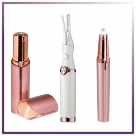 The Effortless Beauty Kit 3-in-1 Painless Facial Hair Remover