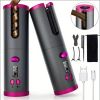 Cordless Automatic Curling Iron USB Charging 6 Temperature All Hair Types