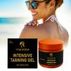 Intensive Tanning Accelerator Gel 150g Hydrating Sun Kissed Bronzing Gel for Outdoor Beach & Indoor Tanning Bed Even Natural Golden Body Glow