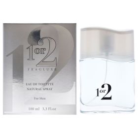 1 or 2 by Fragluxe for Men - 3.3 oz EDT Spray