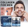 Men's Collagen Anti-Aging Facial Moisturizer Cream, Retinol Hydrating Face Lotion with Hyaluronic Acid & Vitamin E