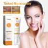 SPF50+ PA++++ Tinted Facial Moisturizer, Universal Shade Hydrating BB Cream, Daily UV Protection Face Sunscreen Lotion