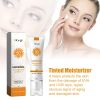SPF50+ PA++++ Tinted Facial Moisturizer, Universal Shade Hydrating BB Cream, Daily UV Protection Face Sunscreen Lotion