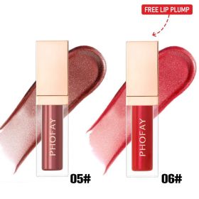 PHOFAY Ultra-Glossy Lip Gloss Set (Option: 05 06Set)