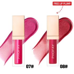 PHOFAY Ultra-Glossy Lip Gloss Set (Option: 07 08Set)