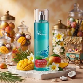 Fragrance Body Mist - Large Size 8 Fl. Oz,236 Ml - Refreshing Scented Mist With Aloe & Vitamin E For Daily Hydration (Option: Mango)