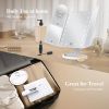 Makeup Mirror, Vanity Mirror with Lights, 2X/3X/10X Magnification, Touch Control, Trifold, Dual Power Supply, Gifts Mothers Day for Mom