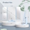 Makeup Mirror, Vanity Mirror with Lights, 2X/3X/10X Magnification, Touch Control, Trifold, Dual Power Supply, Gifts Mothers Day for Mom
