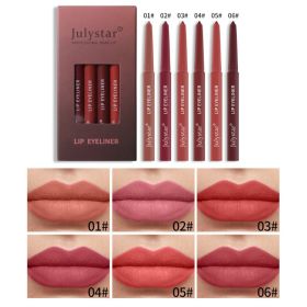 Lip Pen Waterproof Lipstick Pen P Ink Matte Lip Gloss Rotary Lipliner Suit (Option: 11)