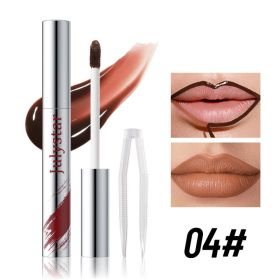 Tear And Pull Lipliner Peel Off Lip Liner Matte, Not Easy To Smudge, Line Hook Lip Marker Makeup Pen (Option: 04)